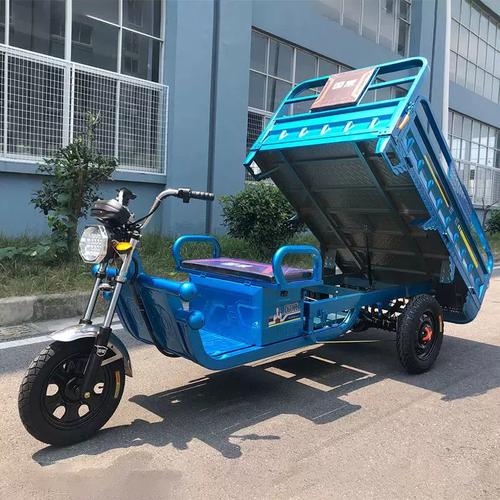 电动三轮车拉货带棚农用货运载货翻斗三轮车摆摊快递车